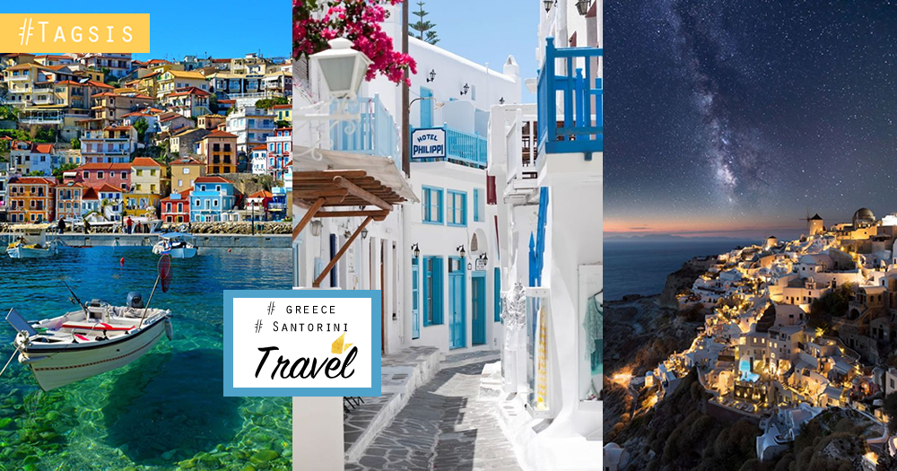 世界最美的日落！加上像仙境一樣的浪漫藍白小屋～決定將來要去希臘渡蜜月啦！