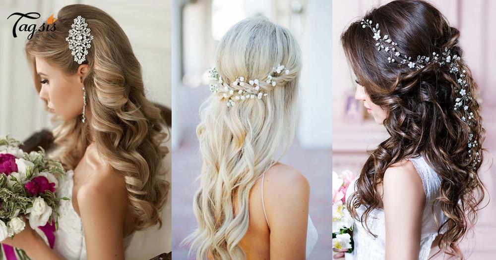 讓長髮自然散落，「波希米亞風格」打造唯美新娘髮型，仙氣般的造型更吸精！