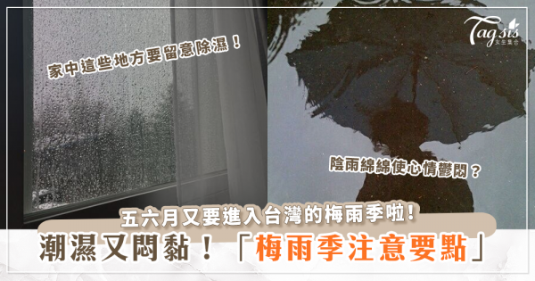 台灣的梅雨季又要開始了！家中這些角落特別容易發霉！陰雨綿綿還會讓心情變得鬱悶？