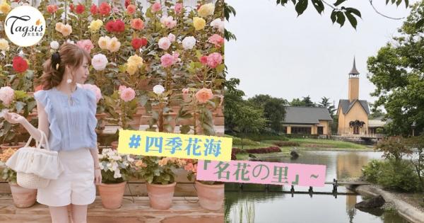 日本絕美浪漫花の廣場！一連四季都置身在花海中的桑名市＃名花之里〜