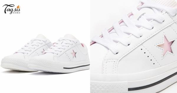 2018年推出全新設計～Converse以新年為主題，推出這款粉紅色小白鞋！