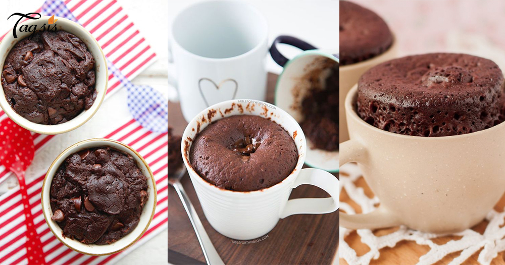 想吃巧克力甜點又不想花錢去CAFE？５分鐘DIY免焗巧克力蛋糕，在家也一樣可以做到流心效果哦～