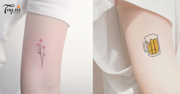 不敢紋身因為怕痛、怕後悔？3款「小清新紋身貼紙」很簡約、很精緻！很適合女生喔～